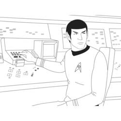 Dibujo para colorear: Viaje a las Estrellas (Películas y Series de TV) #70139 - Dibujos para Colorear e Imprimir Gratis
