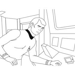 Dibujo para colorear: Viaje a las Estrellas (Películas y Series de TV) #70141 - Dibujos para Colorear e Imprimir Gratis