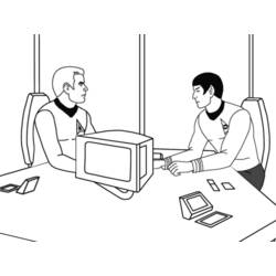 Dibujo para colorear: Viaje a las Estrellas (Películas y Series de TV) #70142 - Dibujos para Colorear e Imprimir Gratis