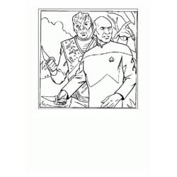 Dibujo para colorear: Viaje a las Estrellas (Películas y Series de TV) #70147 - Dibujos para Colorear e Imprimir Gratis