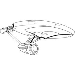 Dibujo para colorear: Viaje a las Estrellas (Películas y Series de TV) #70148 - Dibujos para Colorear e Imprimir Gratis