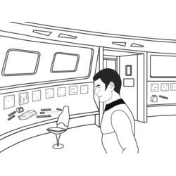 Dibujo para colorear: Viaje a las Estrellas (Películas y Series de TV) #70156 - Dibujos para Colorear e Imprimir Gratis