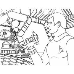 Dibujo para colorear: Viaje a las Estrellas (Películas y Series de TV) #70157 - Dibujos para Colorear e Imprimir Gratis