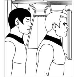 Dibujo para colorear: Viaje a las Estrellas (Películas y Series de TV) #70159 - Dibujos para Colorear e Imprimir Gratis