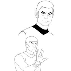Dibujo para colorear: Viaje a las Estrellas (Películas y Series de TV) #70161 - Dibujos para Colorear e Imprimir Gratis