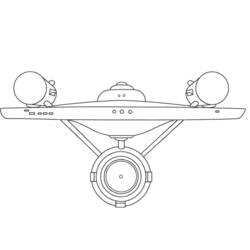 Dibujo para colorear: Viaje a las Estrellas (Películas y Series de TV) #70162 - Dibujos para Colorear e Imprimir Gratis