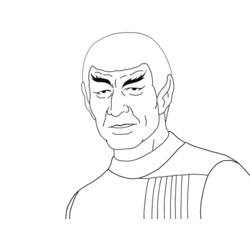 Dibujo para colorear: Viaje a las Estrellas (Películas y Series de TV) #70163 - Dibujos para Colorear e Imprimir Gratis