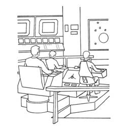 Dibujo para colorear: Viaje a las Estrellas (Películas y Series de TV) #70173 - Dibujos para Colorear e Imprimir Gratis