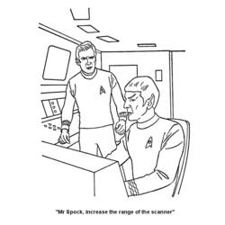 Dibujo para colorear: Viaje a las Estrellas (Películas y Series de TV) #70174 - Dibujos para Colorear e Imprimir Gratis