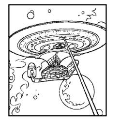 Dibujo para colorear: Viaje a las Estrellas (Películas y Series de TV) #70176 - Dibujos para Colorear e Imprimir Gratis