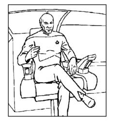 Dibujo para colorear: Viaje a las Estrellas (Películas y Series de TV) #70177 - Dibujos para Colorear e Imprimir Gratis
