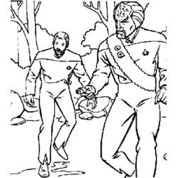 Dibujo para colorear: Viaje a las Estrellas (Películas y Series de TV) #70184 - Dibujos para Colorear e Imprimir Gratis