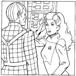 Dibujo para colorear: Viaje a las Estrellas (Películas y Series de TV) #70189 - Dibujos para Colorear e Imprimir Gratis