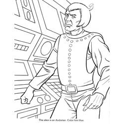 Dibujo para colorear: Viaje a las Estrellas (Películas y Series de TV) #70201 - Dibujos para Colorear e Imprimir Gratis