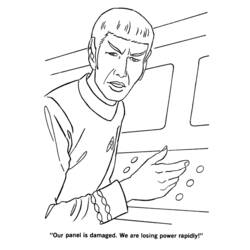 Dibujo para colorear: Viaje a las Estrellas (Películas y Series de TV) #70242 - Dibujos para Colorear e Imprimir Gratis