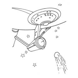 Dibujo para colorear: Viaje a las Estrellas (Películas y Series de TV) #70276 - Dibujos para Colorear e Imprimir Gratis
