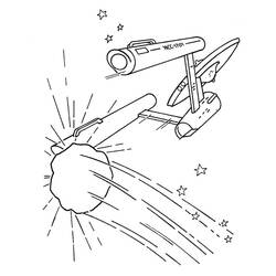 Dibujo para colorear: Viaje a las Estrellas (Películas y Series de TV) #70288 - Dibujos para Colorear e Imprimir Gratis
