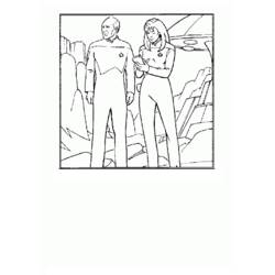 Dibujo para colorear: Viaje a las Estrellas (Películas y Series de TV) #70406 - Dibujos para Colorear e Imprimir Gratis