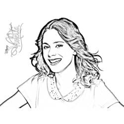 Dibujo para colorear: Violetta (Películas y Series de TV) #170439 - Dibujos para Colorear e Imprimir Gratis