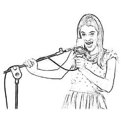 Dibujo para colorear: Violetta (Películas y Series de TV) #170450 - Dibujos para Colorear e Imprimir Gratis