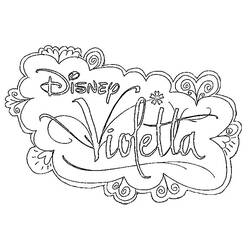 Dibujo para colorear: Violetta (Películas y Series de TV) #170456 - Dibujos para Colorear e Imprimir Gratis