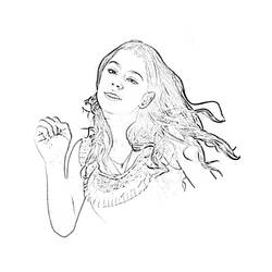 Dibujo para colorear: Violetta (Películas y Series de TV) #170458 - Dibujos para Colorear e Imprimir Gratis