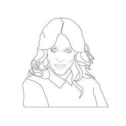 Dibujo para colorear: Violetta (Películas y Series de TV) #170464 - Dibujos para Colorear e Imprimir Gratis