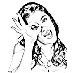 Dibujo para colorear: Violetta (Películas y Series de TV) #170465 - Dibujos para Colorear e Imprimir Gratis