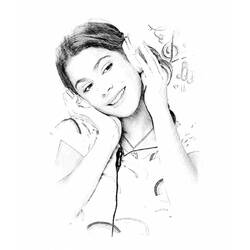 Dibujo para colorear: Violetta (Películas y Series de TV) #170474 - Dibujos para Colorear e Imprimir Gratis