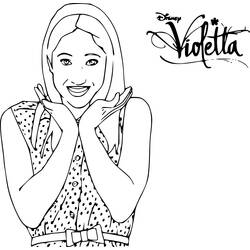 Dibujo para colorear: Violetta (Películas y Series de TV) #170476 - Dibujos para Colorear e Imprimir Gratis