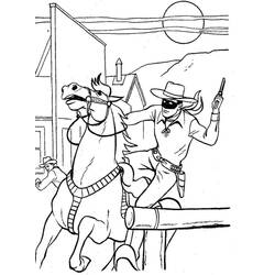 Dibujo para colorear: Zorro (Películas y Series de TV) #200512 - Dibujos para Colorear e Imprimir Gratis