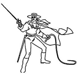 Dibujo para colorear: Zorro (Películas y Series de TV) #200518 - Dibujos para Colorear e Imprimir Gratis