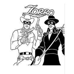 Dibujo para colorear: Zorro (Películas y Series de TV) #200521 - Dibujos para Colorear e Imprimir Gratis
