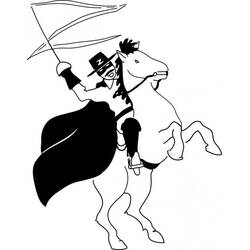 Dibujo para colorear: Zorro (Películas y Series de TV) #200523 - Dibujos para Colorear e Imprimir Gratis