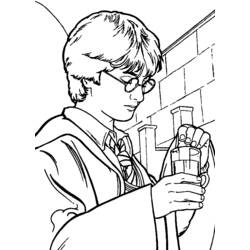 Dibujo para colorear: Harry Potter (Películas) #69508 - Dibujos para colorear