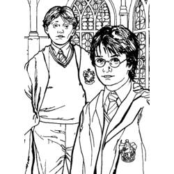 Dibujo para colorear: Harry Potter (Películas) #69546 - Dibujos para colorear