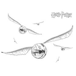 Dibujo para colorear: Harry Potter (Películas) #69807 - Dibujos para colorear