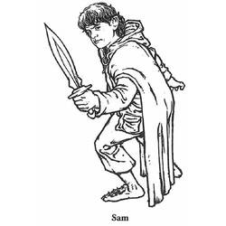 Dibujo para colorear: Hobbit (Películas) #71185 - Dibujos para Colorear e Imprimir Gratis