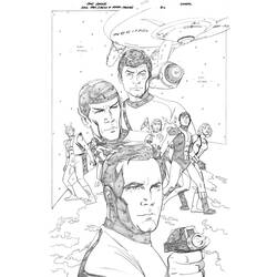 Dibujo para colorear: Star Trek (Películas) #70301 - Dibujos para colorear