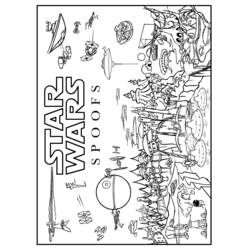 Dibujo para colorear: Star Wars (Películas) #70575 - Dibujos para Colorear e Imprimir Gratis