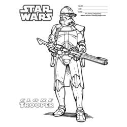 Dibujo para colorear: Star Wars (Películas) #70652 - Dibujos para colorear