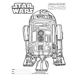 Dibujo para colorear: Star Wars (Películas) #70809 - Dibujos para colorear