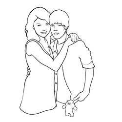 Dibujo para colorear: Justin Bieber (Persona famosa) #122436 - Dibujos para colorear