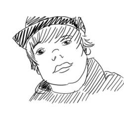 Dibujo para colorear: Justin Bieber (Persona famosa) #122469 - Dibujos para colorear