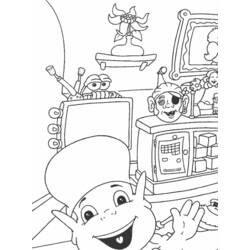 Dibujo para colorear: Adiboo (Personajes de Dibujos Animados) #23575 - Dibujos para Colorear e Imprimir Gratis