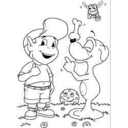 Dibujo para colorear: Adiboo (Personajes de Dibujos Animados) #23579 - Dibujos para Colorear e Imprimir Gratis