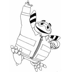 Dibujo para colorear: Adiboo (Personajes de Dibujos Animados) #23584 - Dibujos para Colorear e Imprimir Gratis