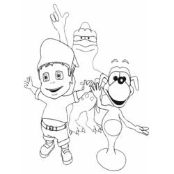 Dibujo para colorear: Adiboo (Personajes de Dibujos Animados) #23585 - Dibujos para Colorear e Imprimir Gratis