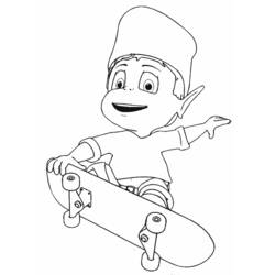 Dibujo para colorear: Adiboo (Personajes de Dibujos Animados) #23593 - Dibujos para Colorear e Imprimir Gratis