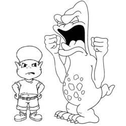 Dibujo para colorear: Adiboo (Personajes de Dibujos Animados) #23603 - Dibujos para Colorear e Imprimir Gratis